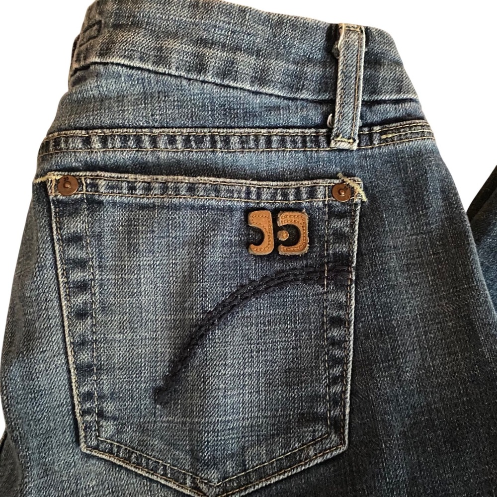 Joe's Jeans Womens Blue Straight Leg Denim Jeans W30 Cropped USA Made